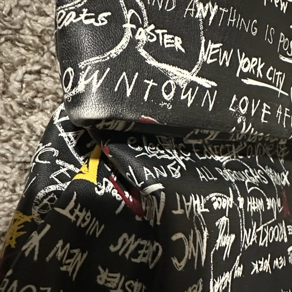 DKNY GRAFFITI BACKPACK HANDBAG
